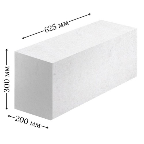 Купить Газоблок Цемрос 625×300×200 (50 шт/поддон) в Зернограде